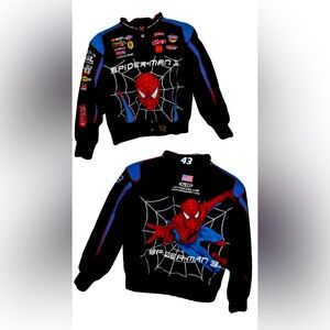 Real Vintage Spider-Man NASCAR Bomber Jacket